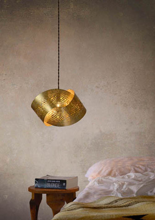 Reduxr - Crux Pendant - Stainless Steel Brass Copper - Home Beautiful April 2015 - Interior Design Magazines - designlibrary.com.au