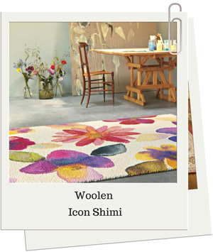Woolen-Floral-Rug By Catwalk Rugs