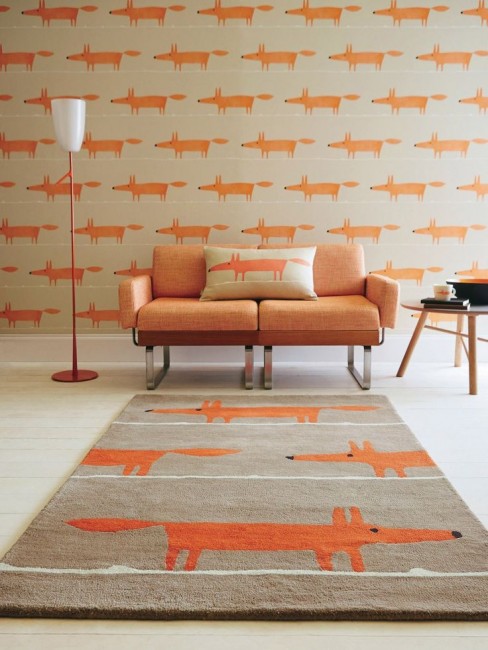 Woollen Rugs and Synthetic Rugs - Why the Price Difference - Scion Mr Fox Cinnamon 25303 - Catwalk Rugs | designlibrary.com.au