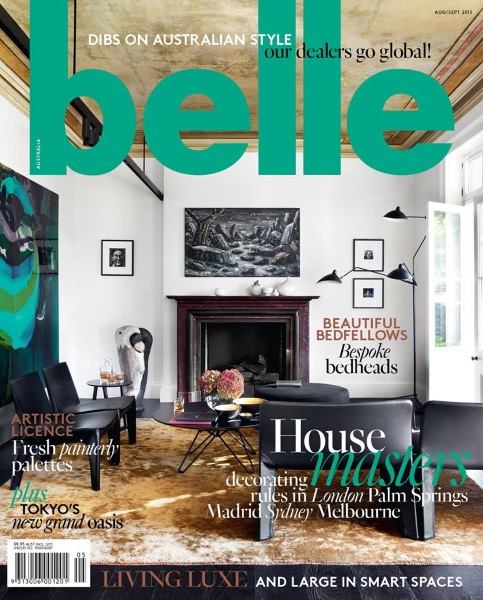 Interior Design Magazines - Within The Pages - The Design Library AU Edit - Belle Magazine August - September | designlibrary.com.au