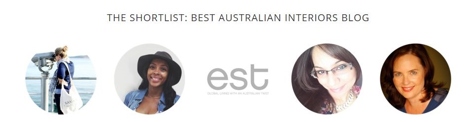 Amara Interior Blogging Awards #IBA15 - Shortlisted The Design Library Best Australian Interiors Blog Category 2015