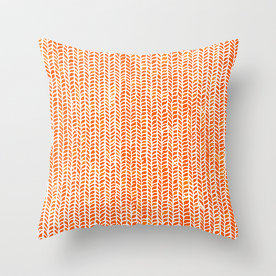 #designlibrary - Society6 - Stockinette Orange