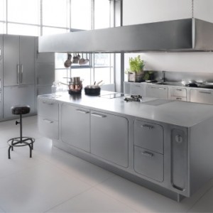Kitchen Designs: Kitchen Benchtops Materials - Designmilk.com - Stainless steel benchtop | designlibrary.com.au