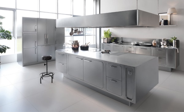 Stainless steel benchtop