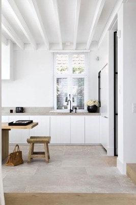 17 White Kitchen Designs Inpirations - White kitchen with timber features - www.designlibrary.com.au