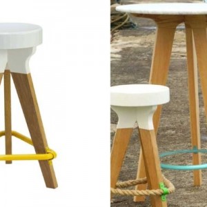 Outdoor Furniture - 20 Great Pieces to Consider - Satara Australia - FBS506 Pylon Bar Stool - www.designlibrary.com.au