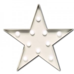 Within The Pages | DesignLibrary.com.au - Papier Damour - Small marquee lights - star - Lighting