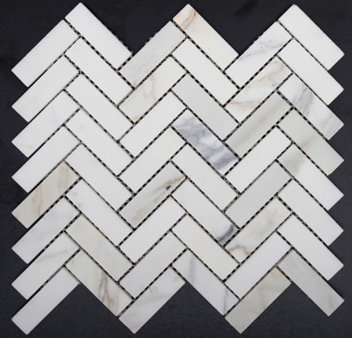 Byzantine Design Tiles - Calcatta herringbone - Within The Pages www.designlibrary.com.au