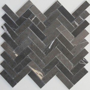 Byzantine Design Tiles - Pietra grey herringbone - Within The Pages www.designlibrary.com.au