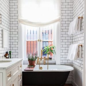 Bathroom Ideas - 12 Baths To Relax In - One Kings Lane - Alison Cayne Home | designlibrary.com.au