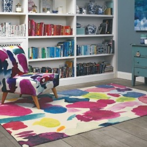 Catwalk Rugs - BlueBellGray Abstract 18000 - Real Living July 2015 | designlibrary.com.au