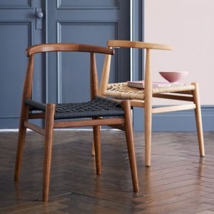 West Elm - John Vogel Chair - Colour - Acorn and Charcoal - Real Living July 2015 | designlibrary.com.au