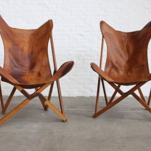 1stdibs.com - Very Rare Original Stamped Tripolina Chairs By Joseph Fendy For Paolo Vigano - Belle Magazine Aug - Sep 2015 | designlibrary.com.au