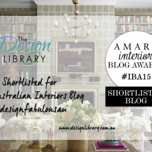 Amara Interior Blog Awards - The Design Library AU Shortlisted - #designfabulousau - designlibrary.com.au